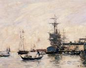 尤金 布丹 : View of Venice